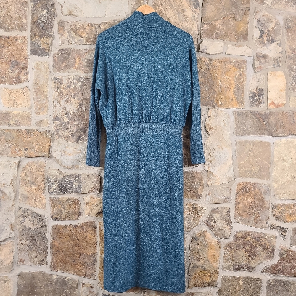 Daily Practice Arabella Drapey MP Medium M Petite Sweater Cowl Neck Dress - Picture 4 of 6